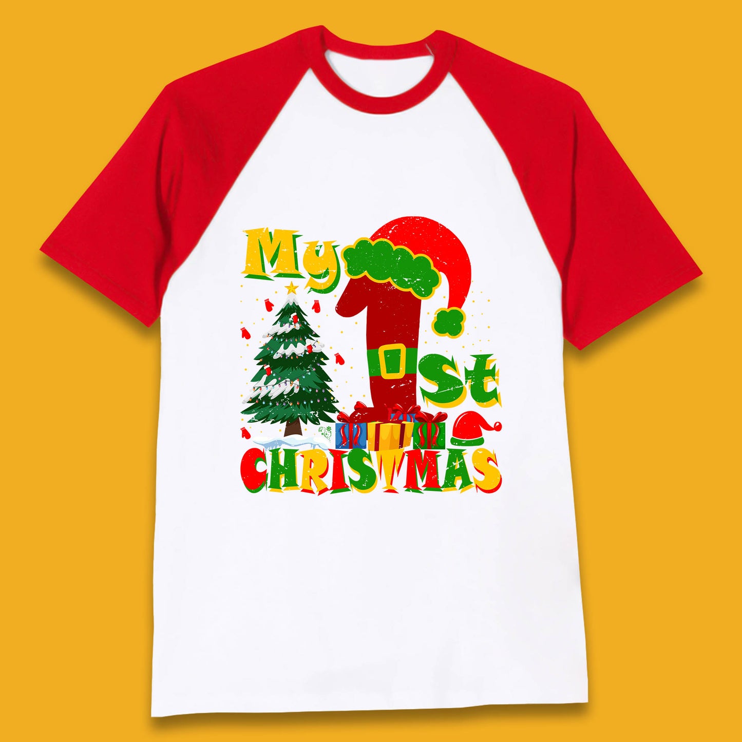 elf costume baseball t shirt