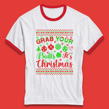 christmas ornament ringer t shirt