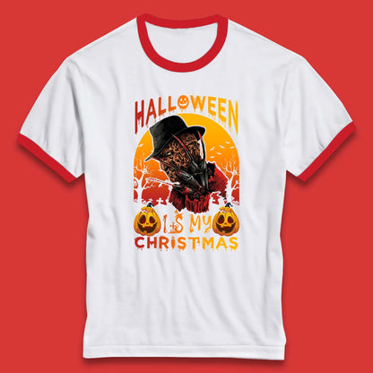 freddy krueger ringer t shirt
