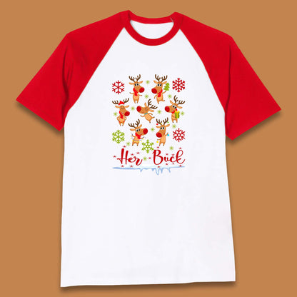 rudolph reindeers baseball t shirt