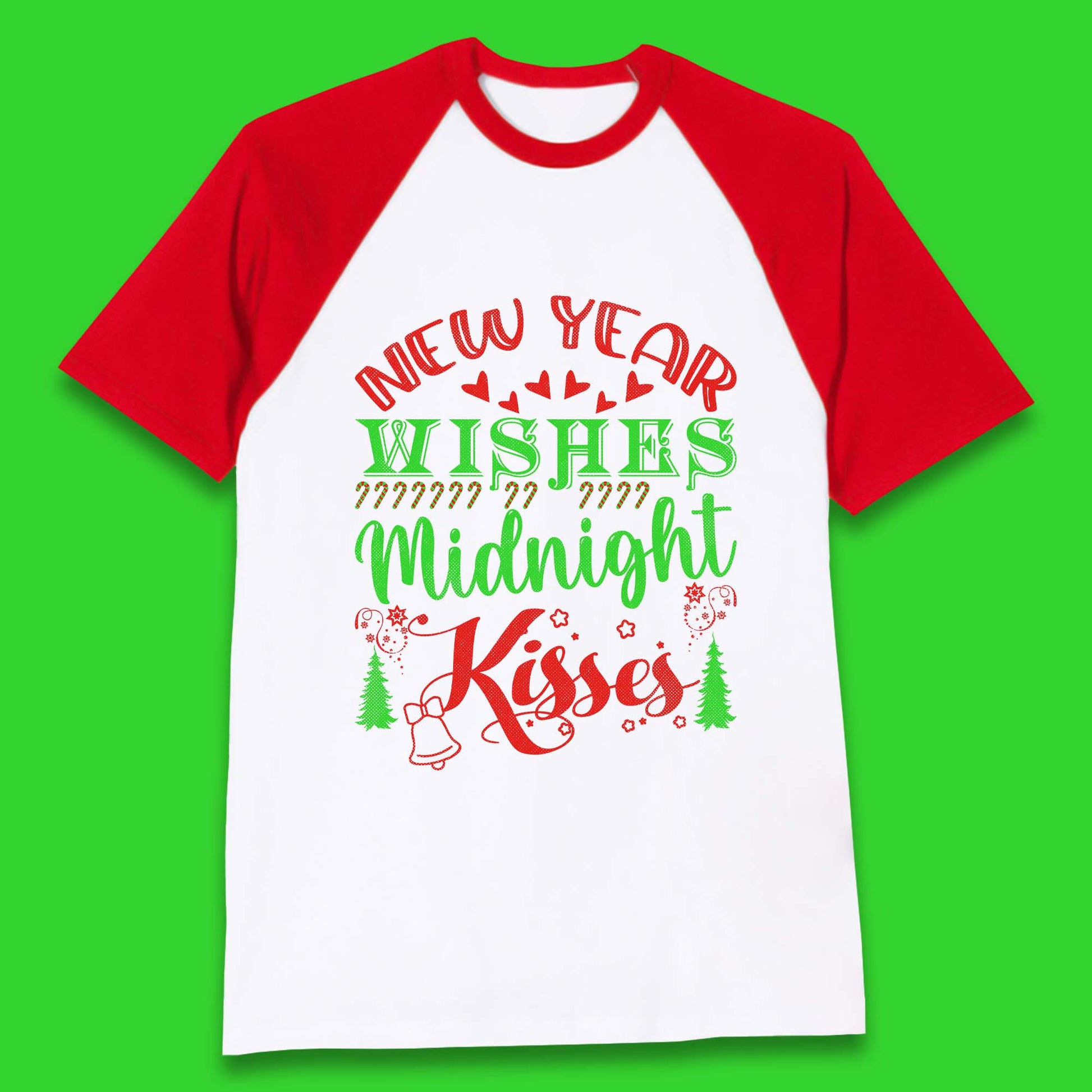 new year wishes christmas baseball t shirt