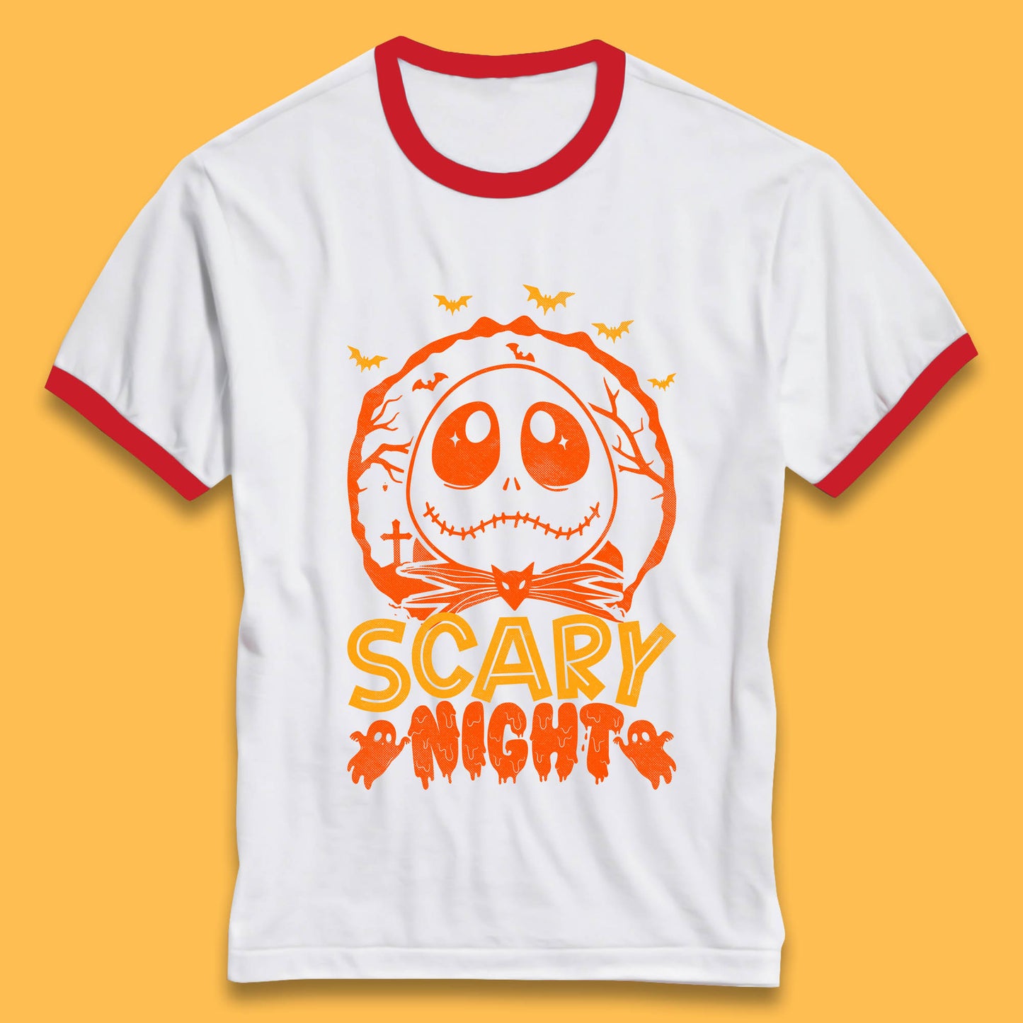 jack skellington ringer t shirt