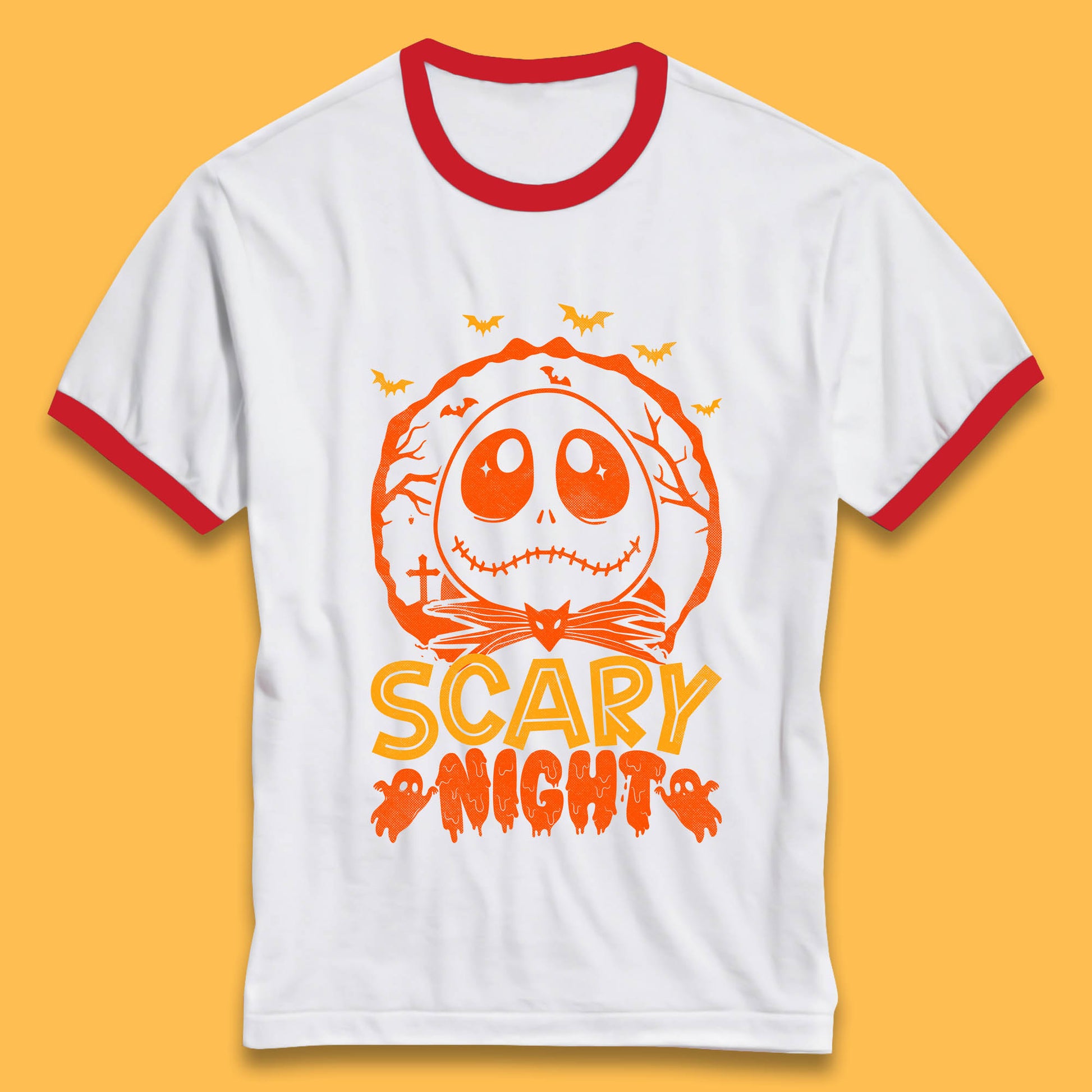 jack skellington ringer t shirt