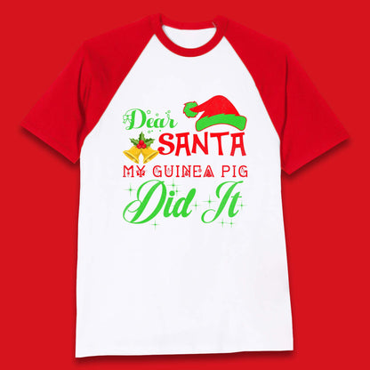 guinea pig baseball t shirt