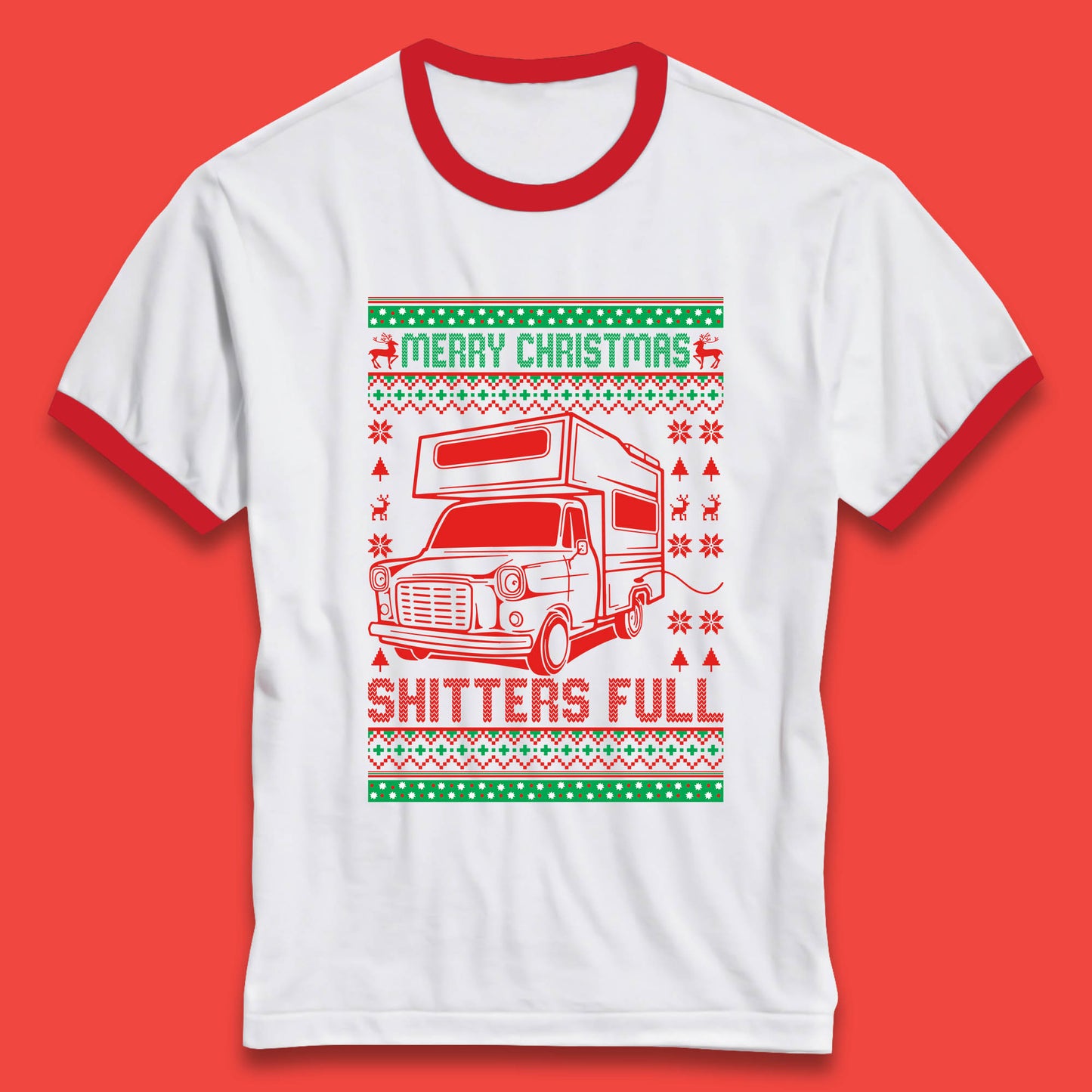 cousin eddie christmas ringer shirt