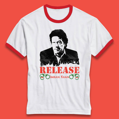 Release Imran Khan Prisoner No 804 Behind You Skipper Stand With Imran Khan Pakistan Pride Of Nation Ringer T Shirt