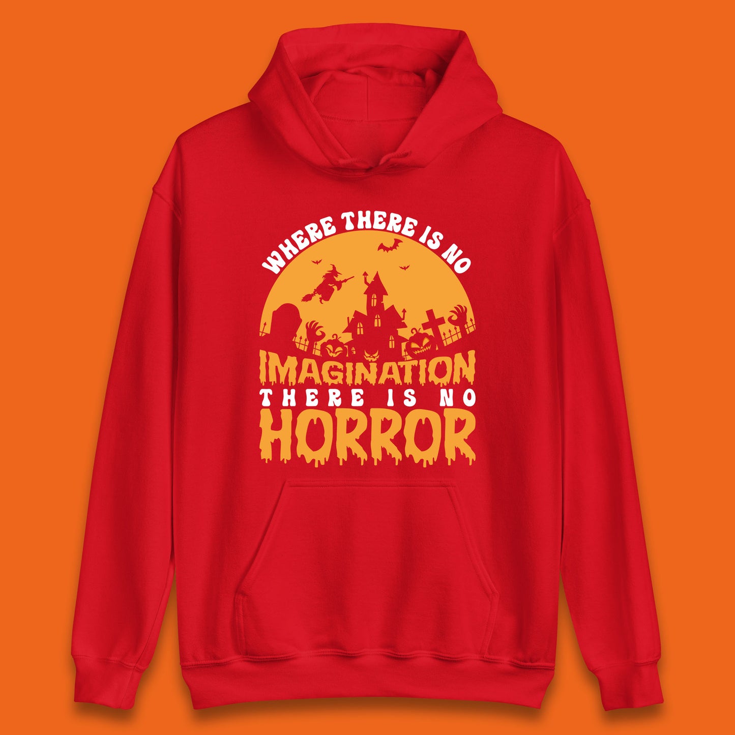 Where There Is No Imagination There Is No Horror Halloween Quote By Sir Arthur Conan Doyle Unisex Hoodie