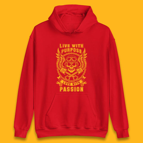 Live With Purpose Live With Passion Unisex Hoodie