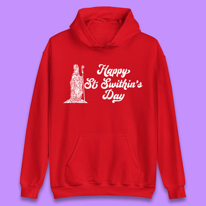 Happy St. Swithin's Day Swithun Weather Folklore Saint Swithun's Day Unisex Hoodie