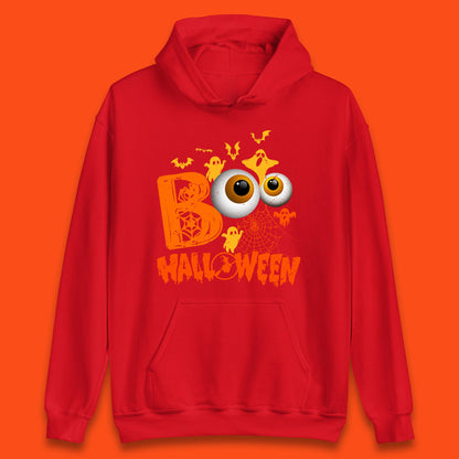 Halloween Spooky Boo Eye Balls Funny Halloween Boo Ghost Spooky Season Unisex Hoodie