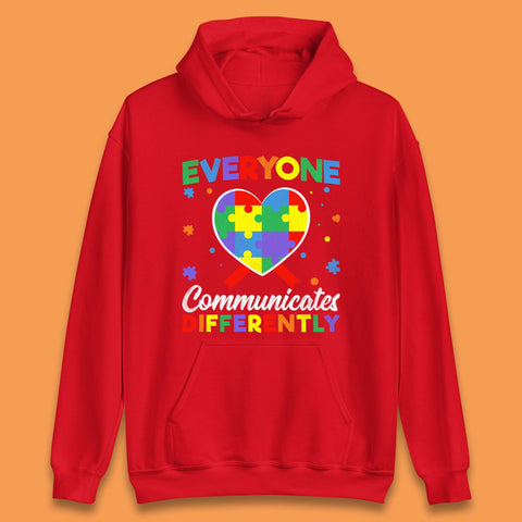 Everyone Communicates Differently Unisex Hoodie