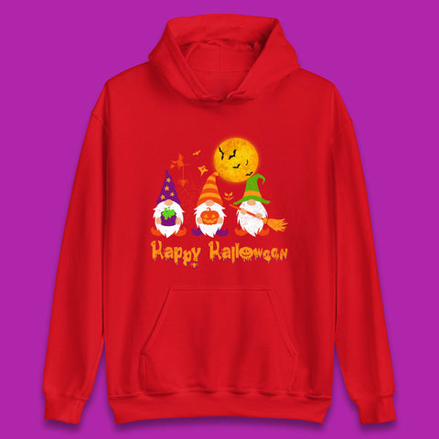 Happy Halloween Gnomies Spooky Witch Gnomes Scary Gnome Lover Unisex Hoodie