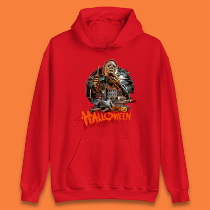 Halloween II The Nightmare Isn't Over Vintage Halloween Movie Poster Micheal Myers Horror Character Unisex Hoodie
