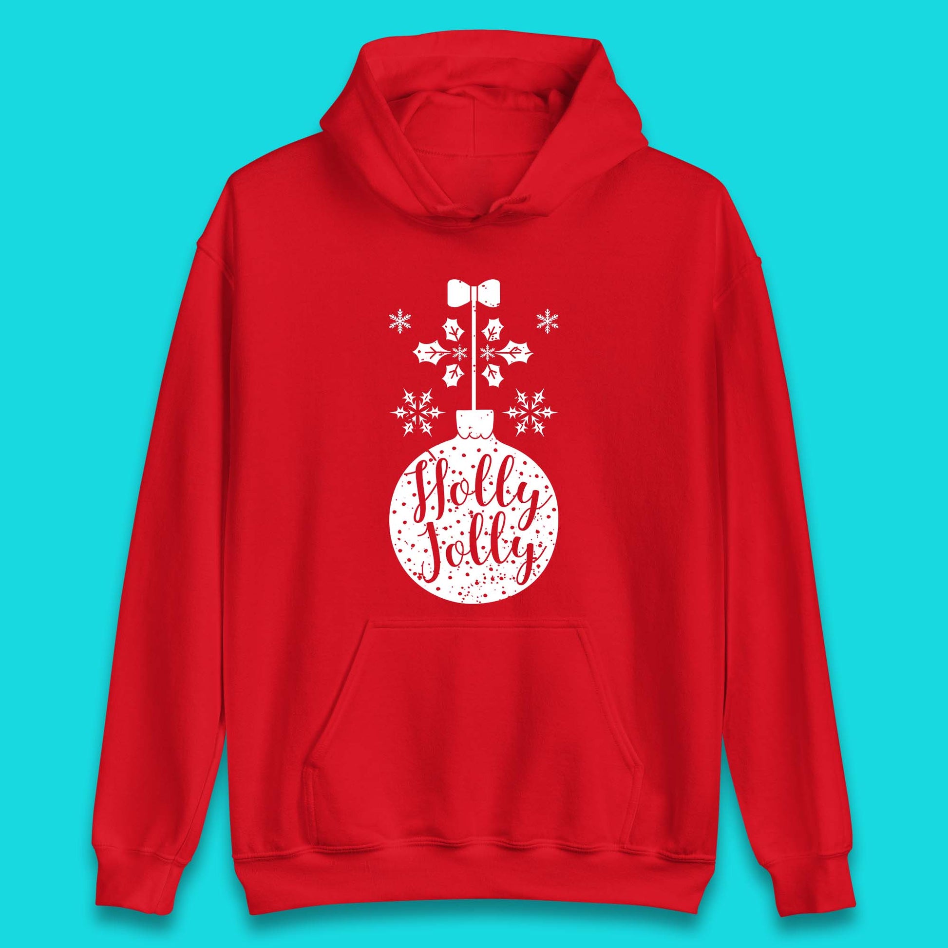holly jolly christmas hoodie