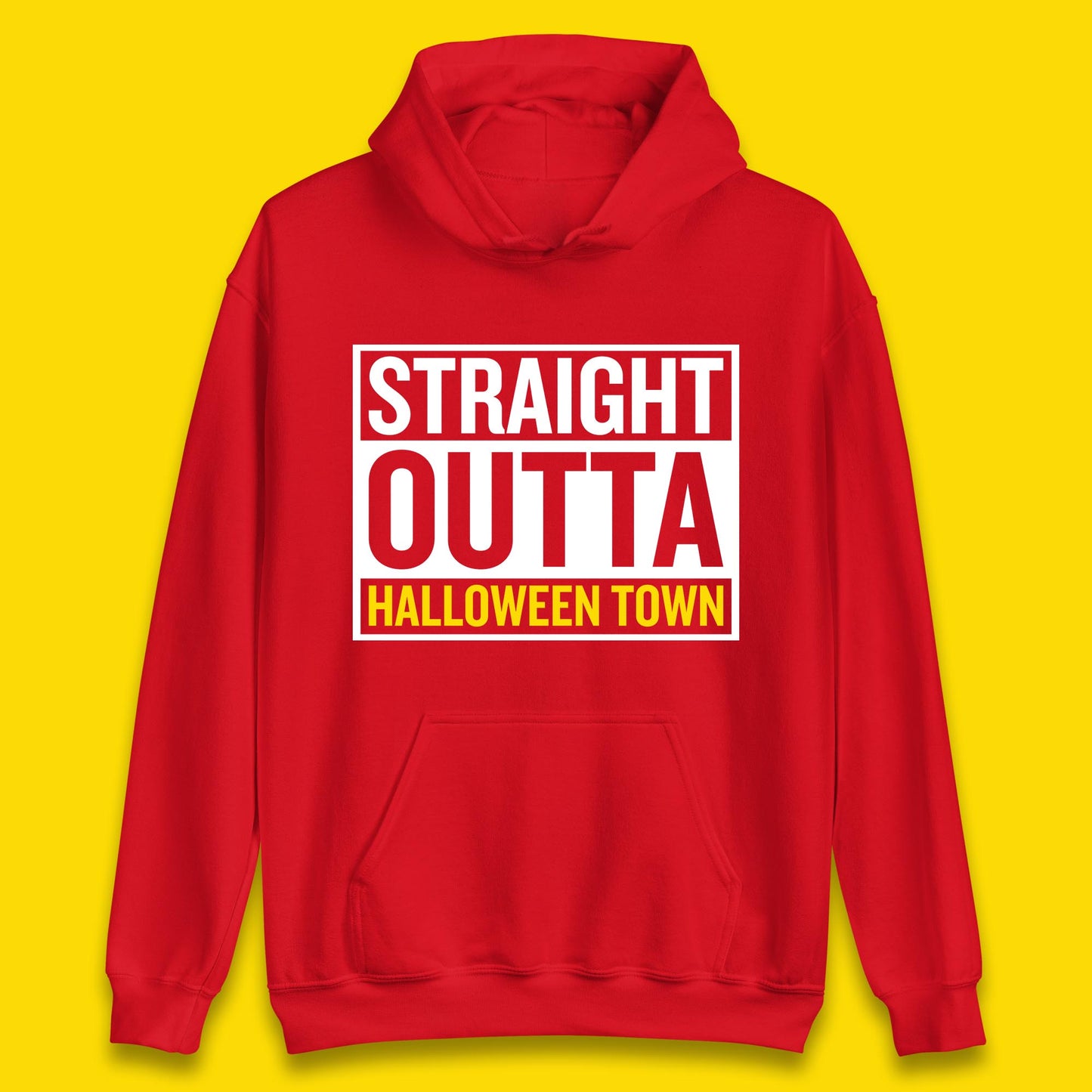 Straight Outta Halloween Town Horror Scary Spooky Season Unisex Hoodie