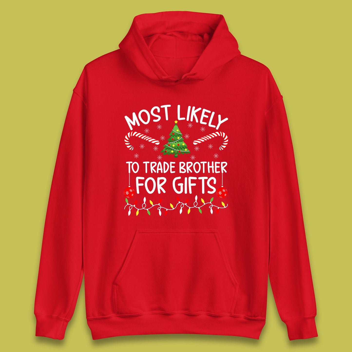 trade brother for christmas gifts hoodie