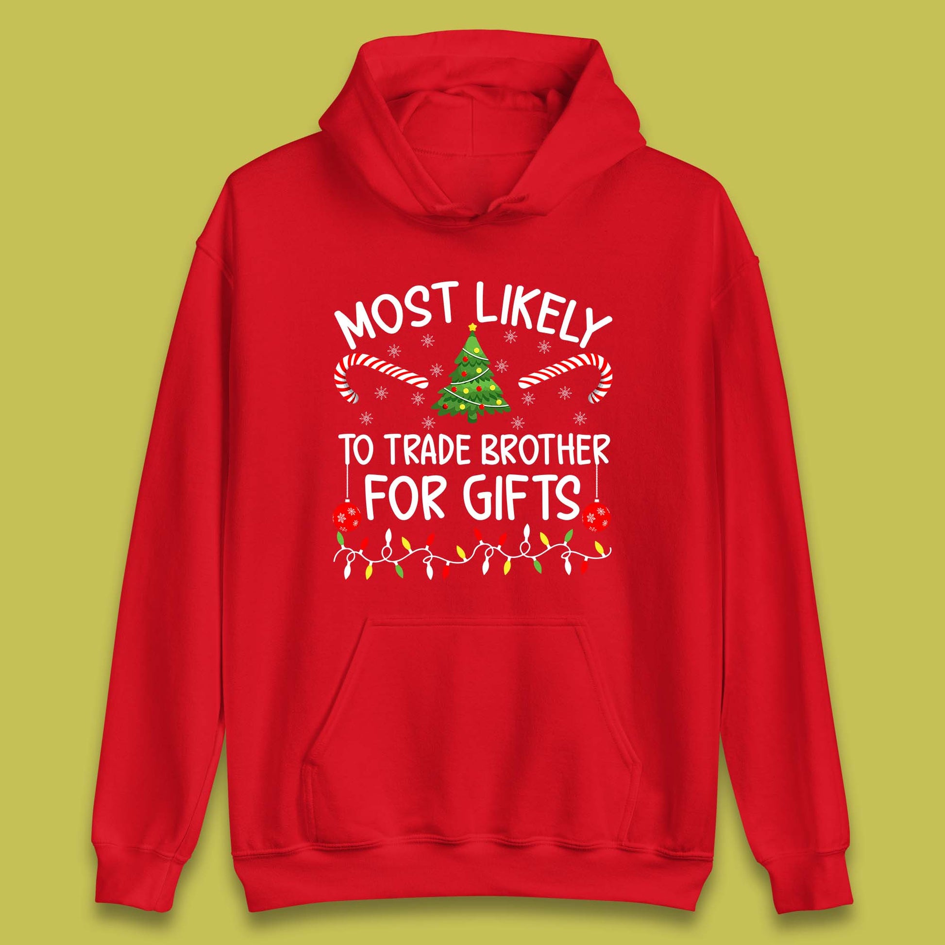 trade brother for christmas gifts hoodie