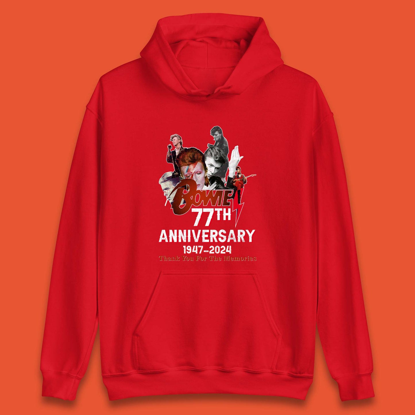 Bowie 77th Anniversary Unisex Hoodie