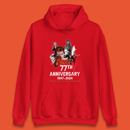 Bowie 77th Anniversary Unisex Hoodie
