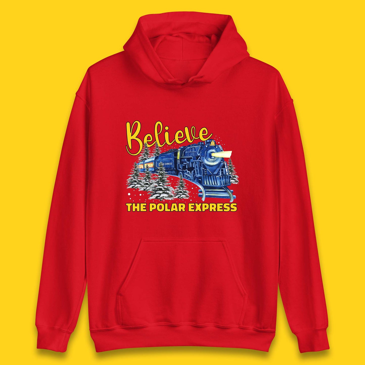 Believe The Polar Express Christmas Train Unisex Hoodie