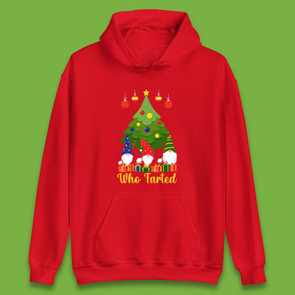 who farted christmas gnomes funny hoodie