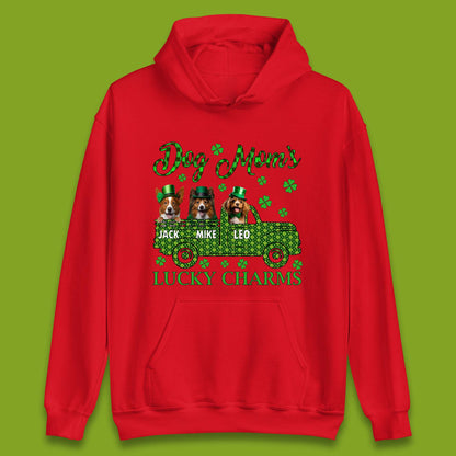 Personalised Dog Mom's Lucky Charms Unisex Hoodie