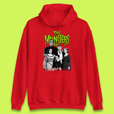 Vintage The Munsters Family TV Series Halloween Frankenstein Horror Scary Unisex Hoodie
