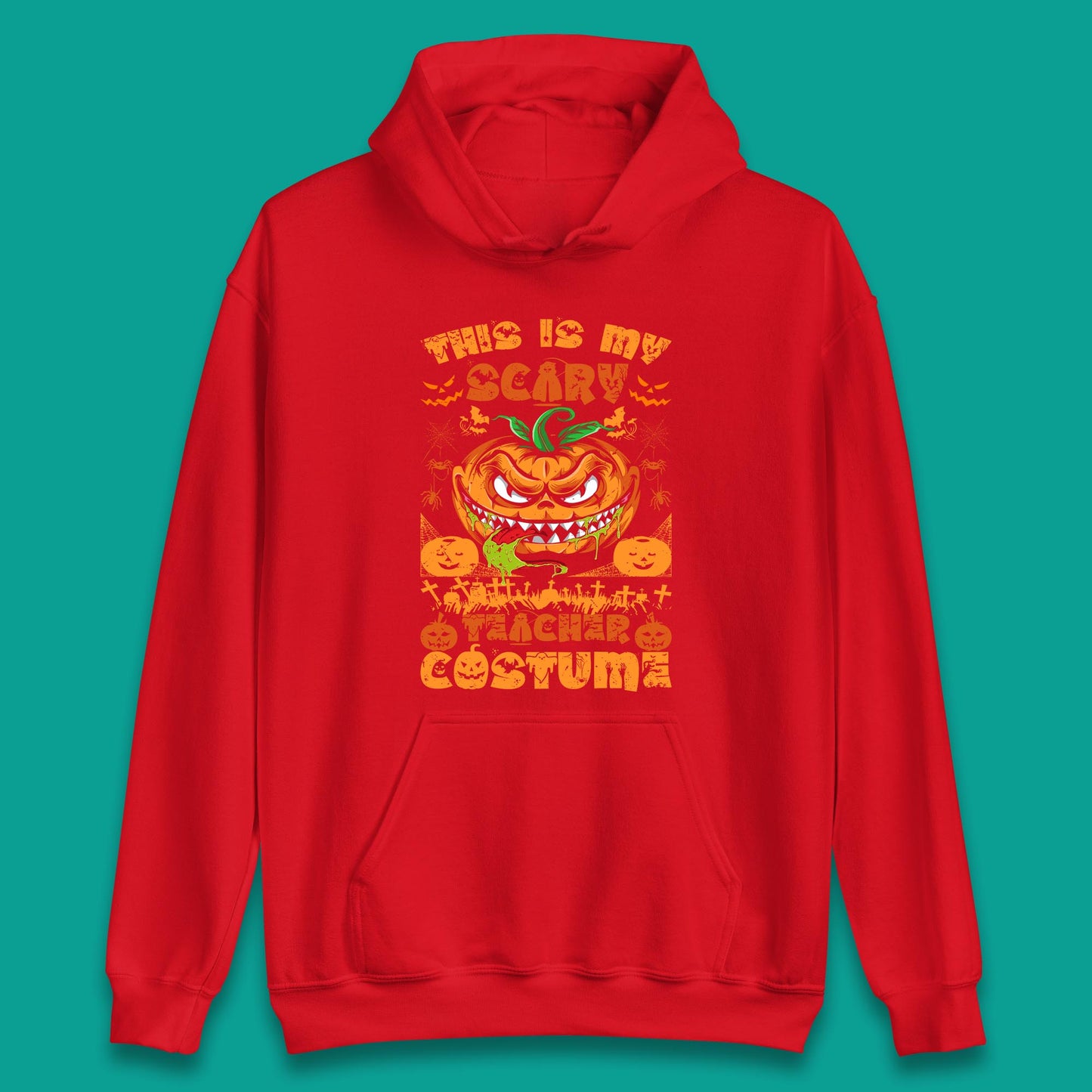 Halloween Teacher This Is My Scary Teacher Costume Back To School Teacher Appreciation Gift Unisex Hoodie
