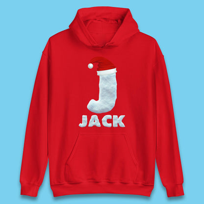 personalised snow style initial letter hoodie