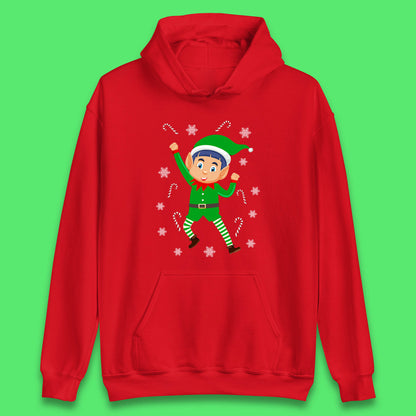 christmas elf cartoon hoodie