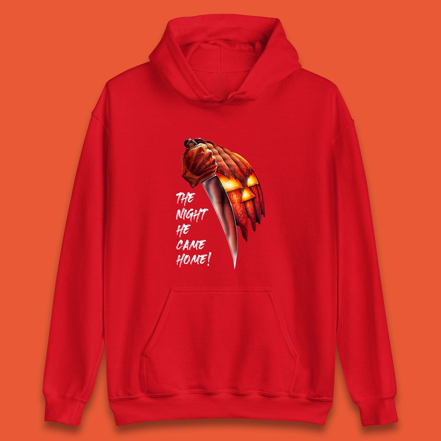 The Night He Came Home Michael Myers Happy Halloween Pumpkin Jack-o'-lantern Unisex Hoodie