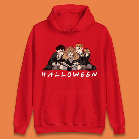 Halloween Harry Potter Series Character Harry, Ron and Hermione Friends Movie Spoof Fantasy Novels Film  Unisex Hoodie