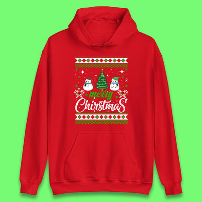 merry christmas snowman hoodie