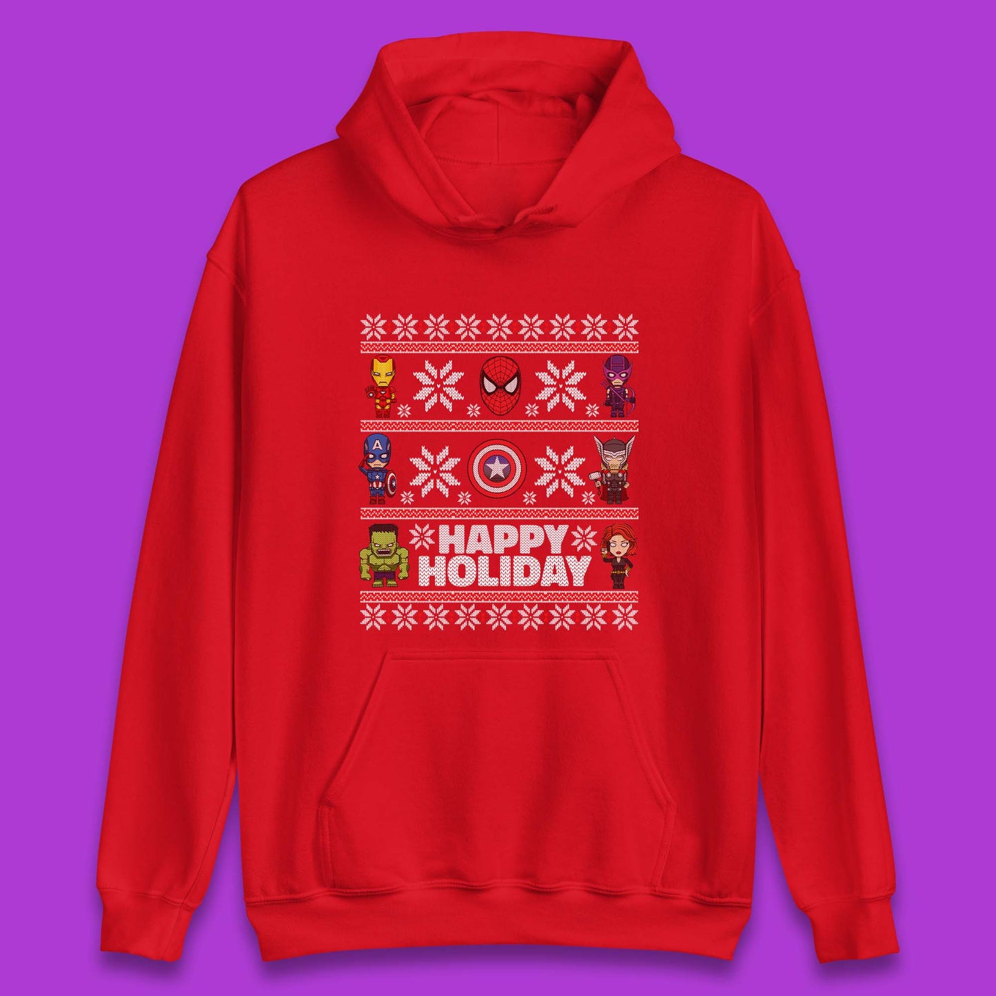 Avengers Superheroes Christmas Unisex Hoodie