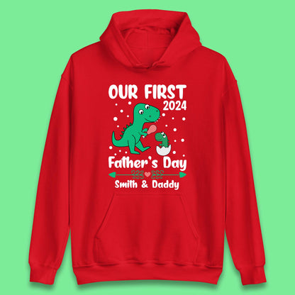 Personalised First Father's Day Unisex Hoodie
