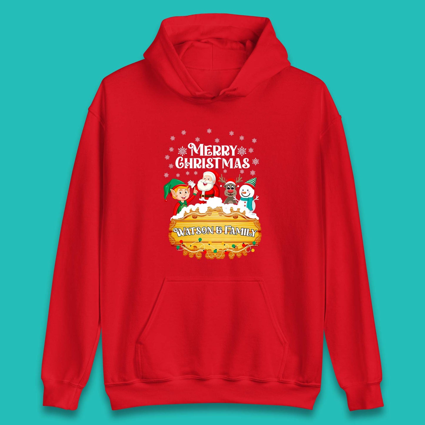 watson family christmas hoodie