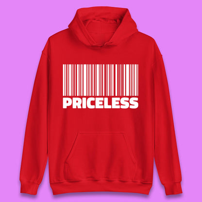 Scan For Priceless Barcode Funny Label Inspirational Empowerment Unisex Hoodie