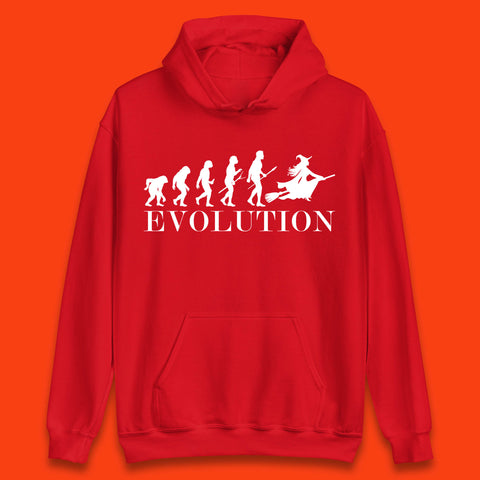 Witch Evolution Halloween Scary Spooky Witch Costume Unisex Hoodie