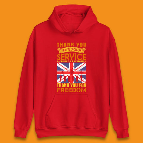 Thank You For Your Service Unisex Hoodie