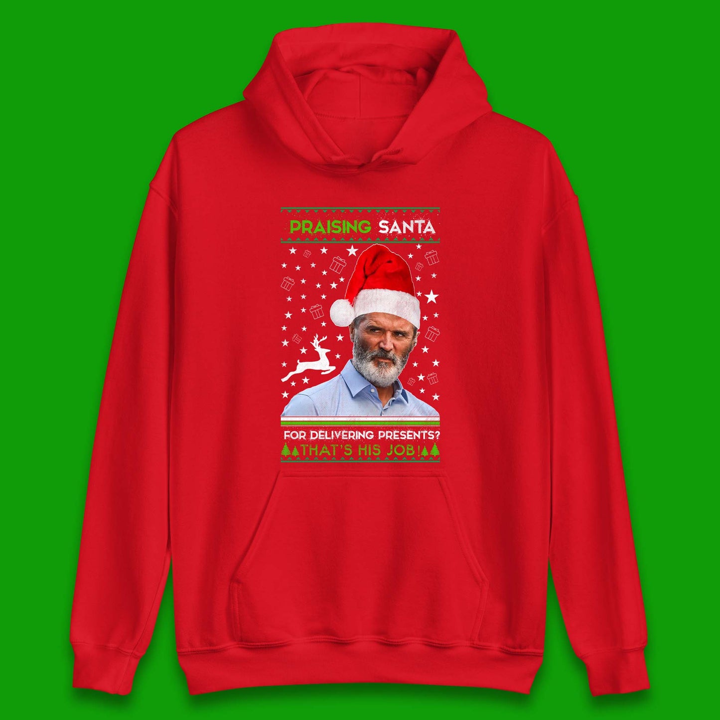 Roy Keane Christmas Hoodie