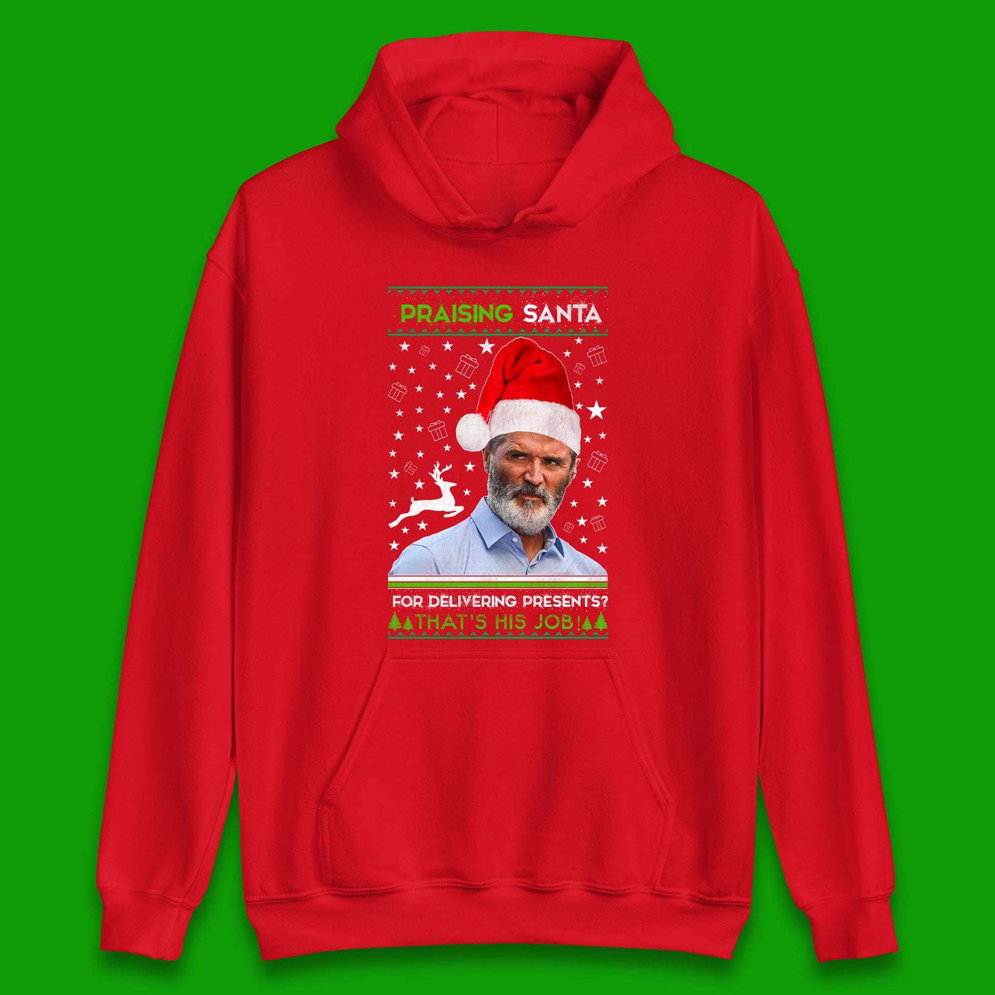 Roy Keane Christmas Hoodie