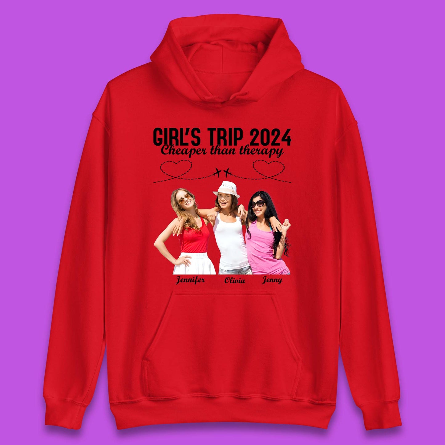 Personalised Girl's Trip Unisex Hoodie