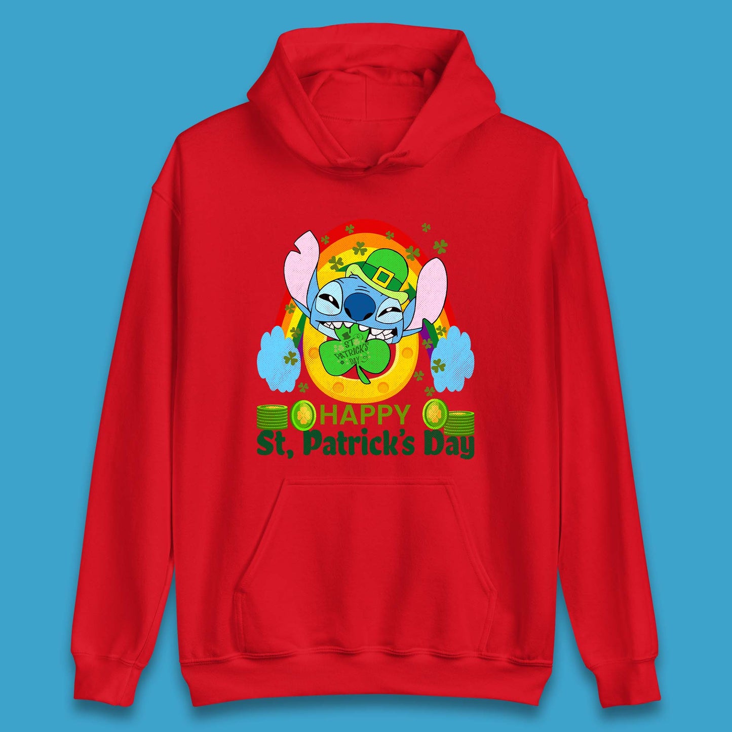 St. Patrick's Day Stitch Unisex Hoodie