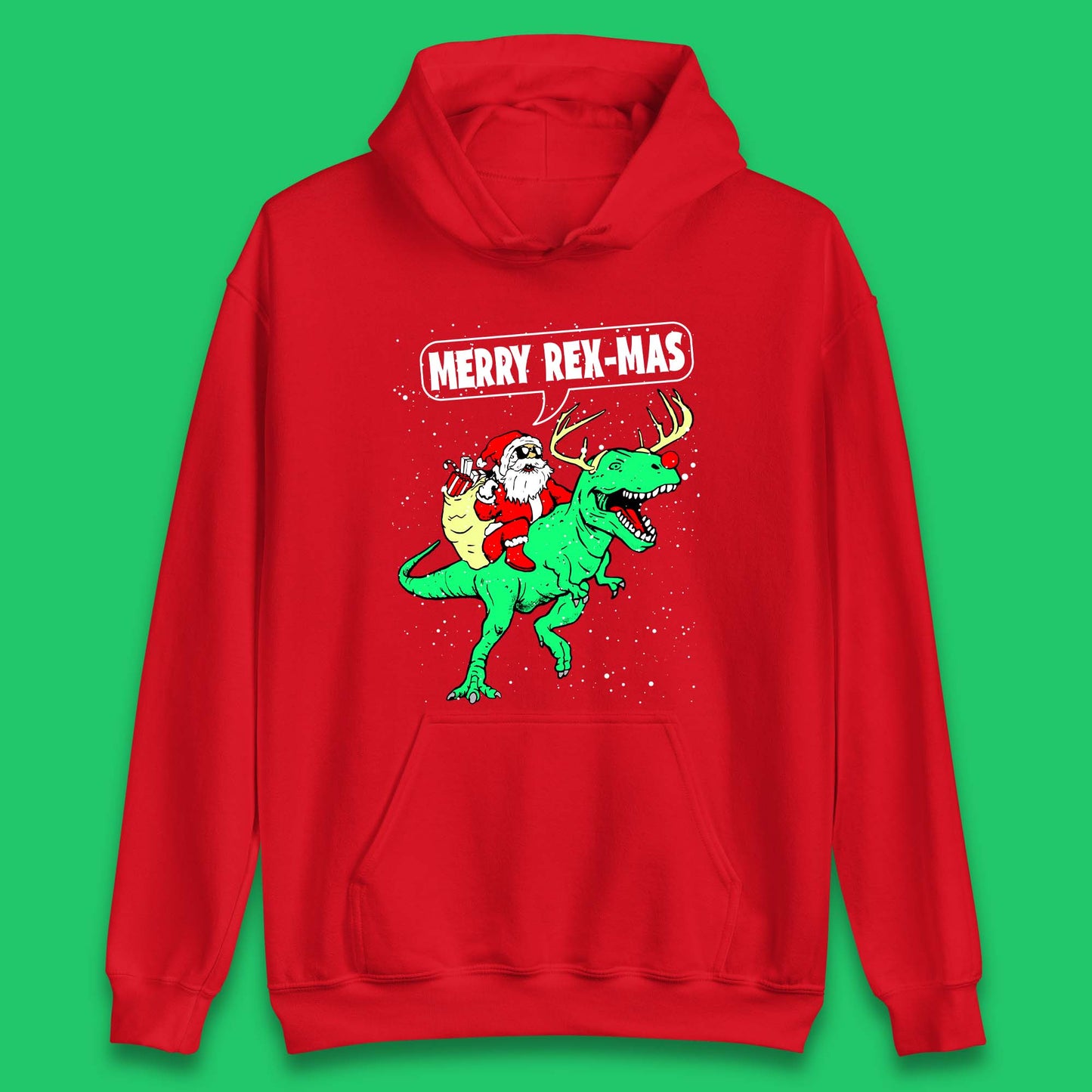 Merry Rex-Mas Christmas Unisex Hoodie