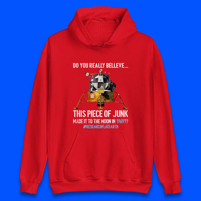 Research Flat Earth Unisex Hoodie