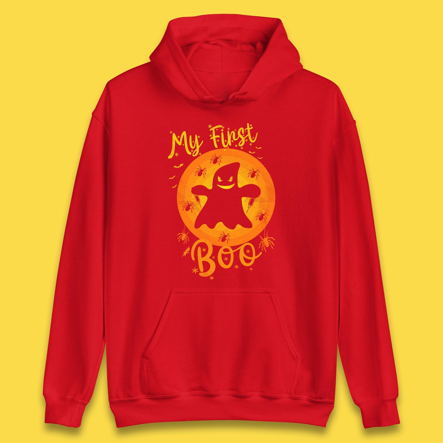 My First Boo Halloween Funny Boo Ghost Horror Scary Creepy Season Unisex Hoodie
