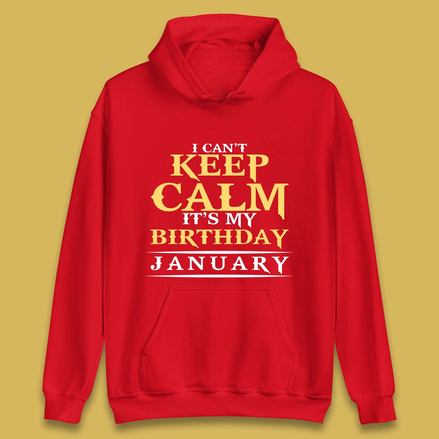 January Birth Party Unisex Hoodie
