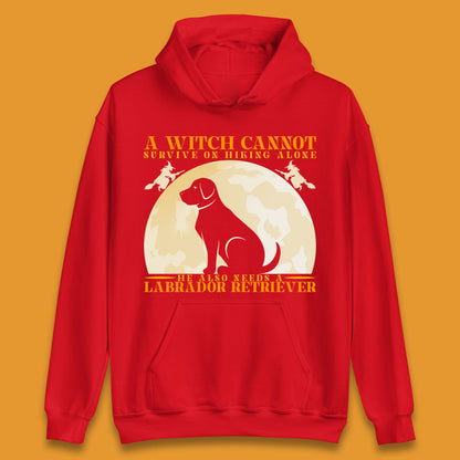 A Witch Cannot Survive On Hiking Alone Unisex Hoodie