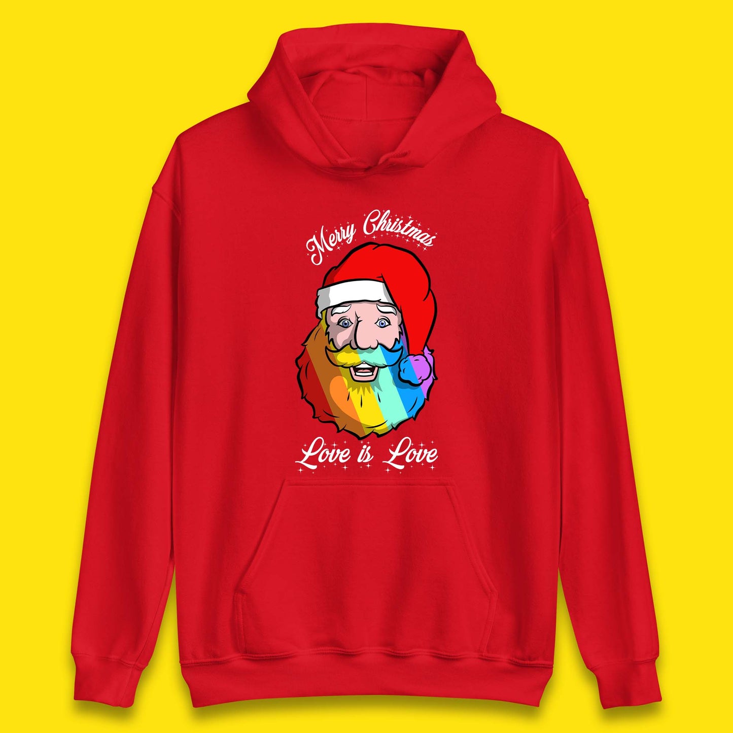 Gay Santa Christmas Unisex Hoodie