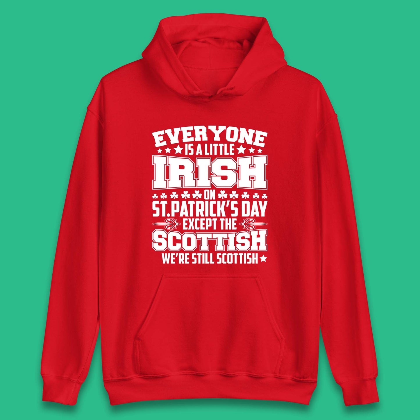 Scottish St Patrick's Day Unisex Hoodie